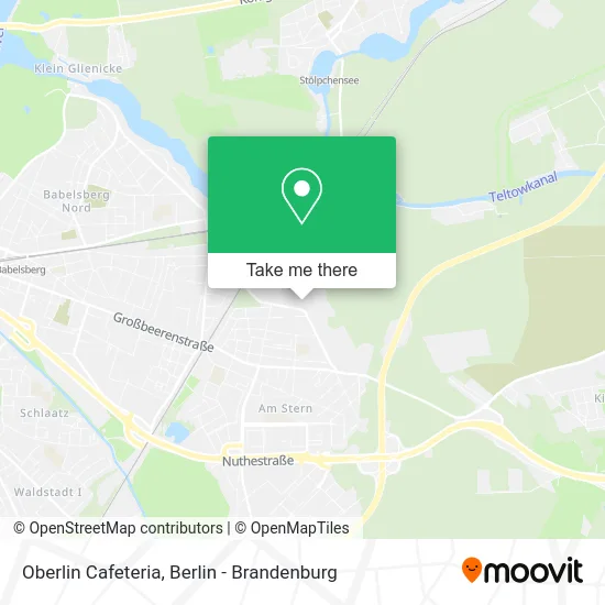 Oberlin Cafeteria map