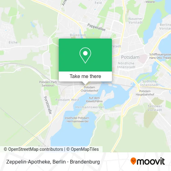 Zeppelin-Apotheke map