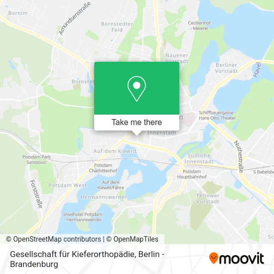 Карта Gesellschaft für Kieferorthopädie