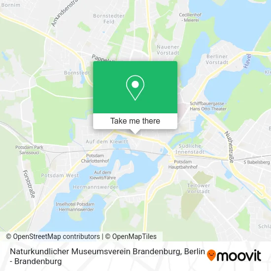Карта Naturkundlicher Museumsverein Brandenburg