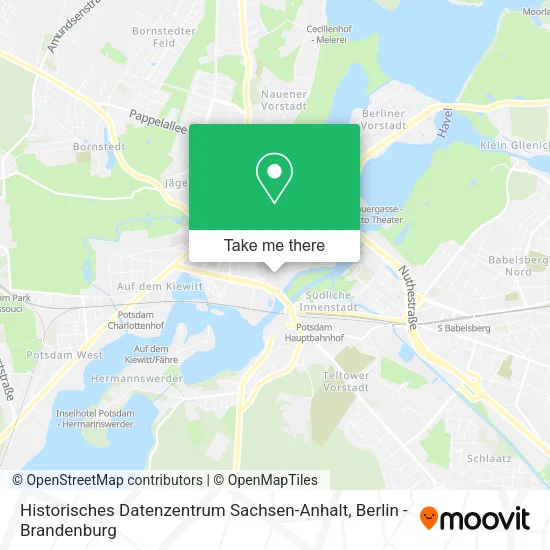 Карта Historisches Datenzentrum Sachsen-Anhalt