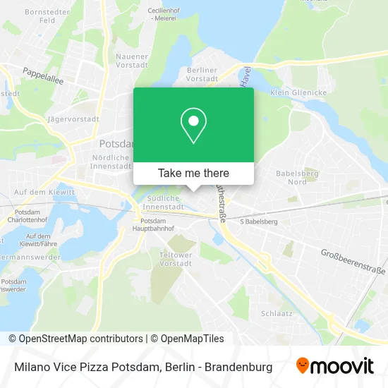 Milano Vice Pizza Potsdam map