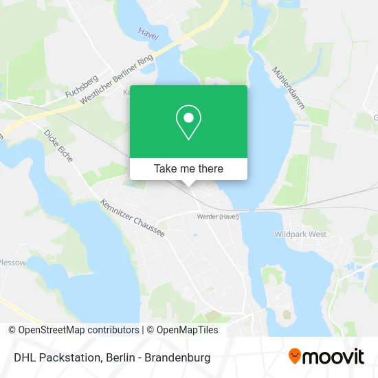 DHL Packstation map