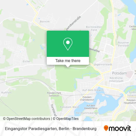Карта Eingangstor Paradiesgarten