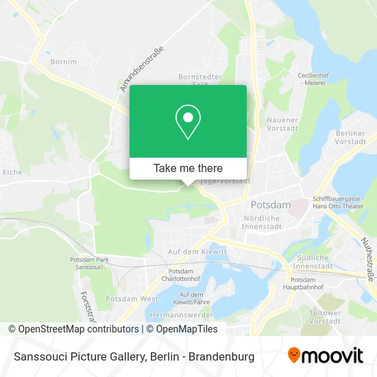 Sanssouci Picture Gallery map