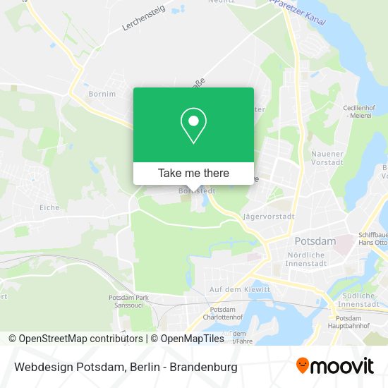 Карта Webdesign Potsdam