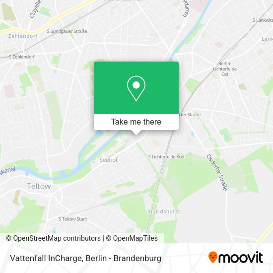 Карта Vattenfall InCharge