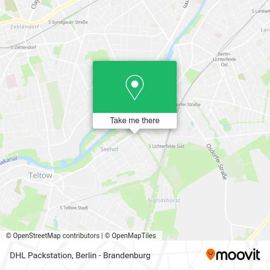 DHL Packstation map