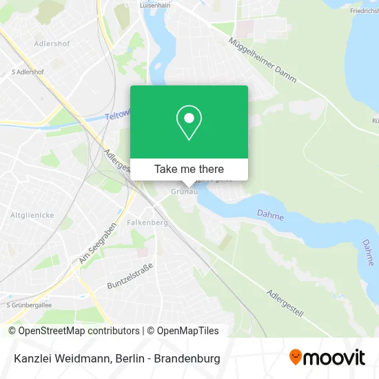 Kanzlei Weidmann map