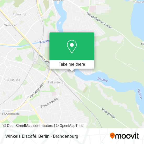 Карта Winkels Eiscafé