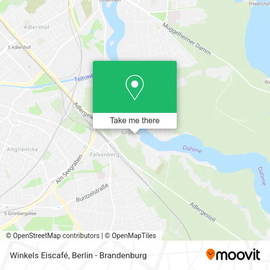 Карта Winkels Eiscafé