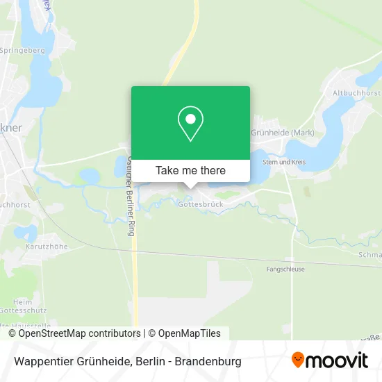 Карта Wappentier Grünheide