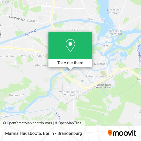 Marina Hausboote map