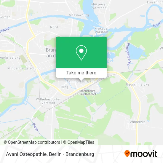 Карта Avani Osteopathie