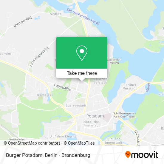 Burger Potsdam map
