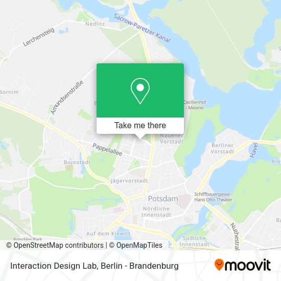 Interaction Design Lab map