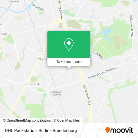 DHL Packstation map