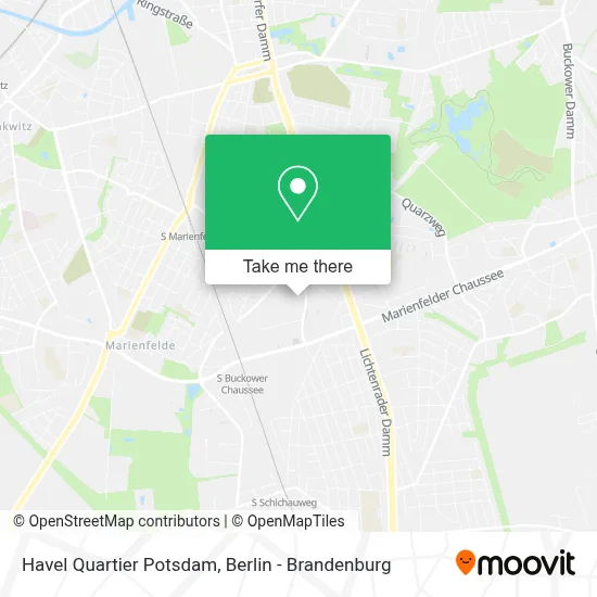 Havel Quartier Potsdam map