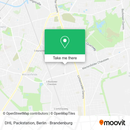 DHL Packstation map