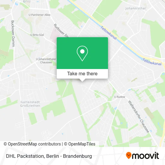 DHL Packstation map