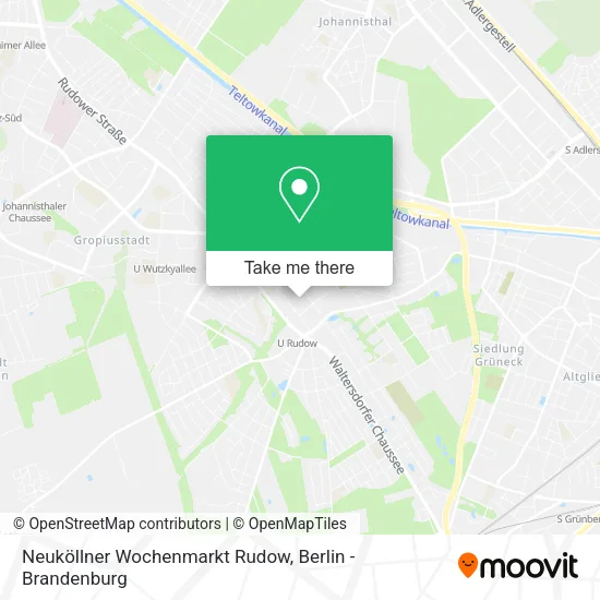 Карта Neuköllner Wochenmarkt Rudow