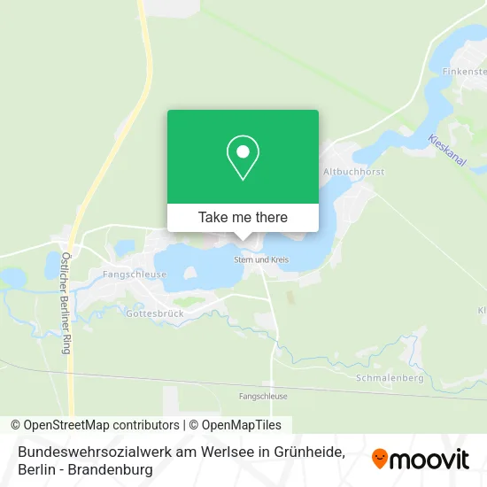Карта Bundeswehrsozialwerk am Werlsee in Grünheide