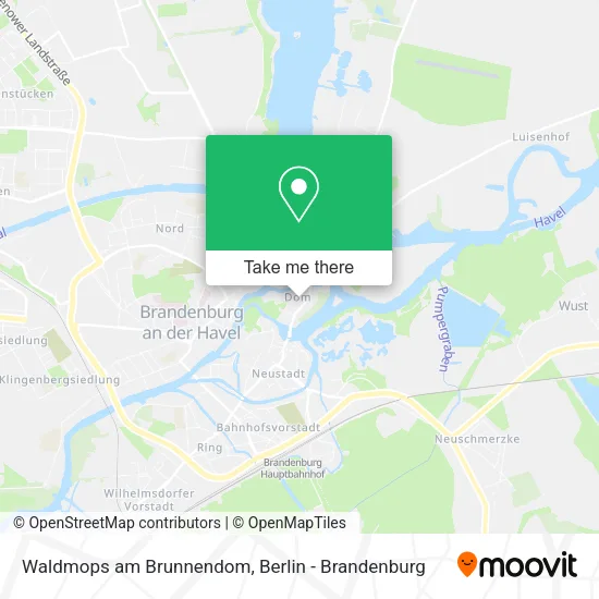Карта Waldmops am Brunnendom