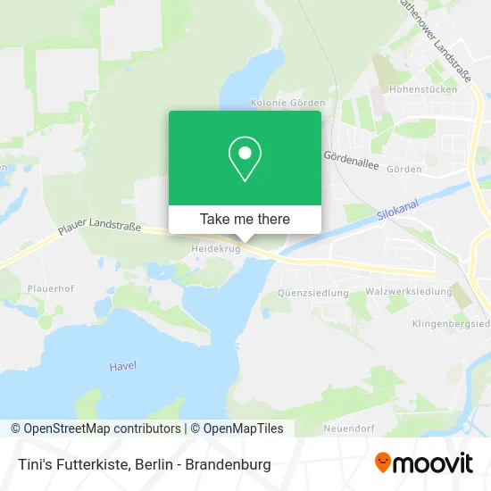 Карта Tini's Futterkiste