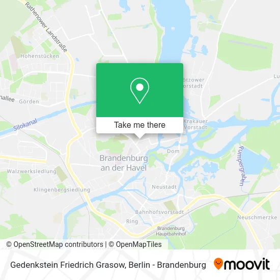 Карта Gedenkstein Friedrich Grasow