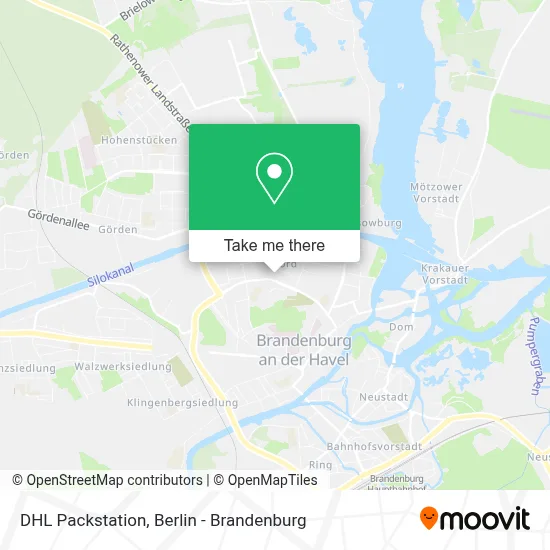 DHL Packstation map