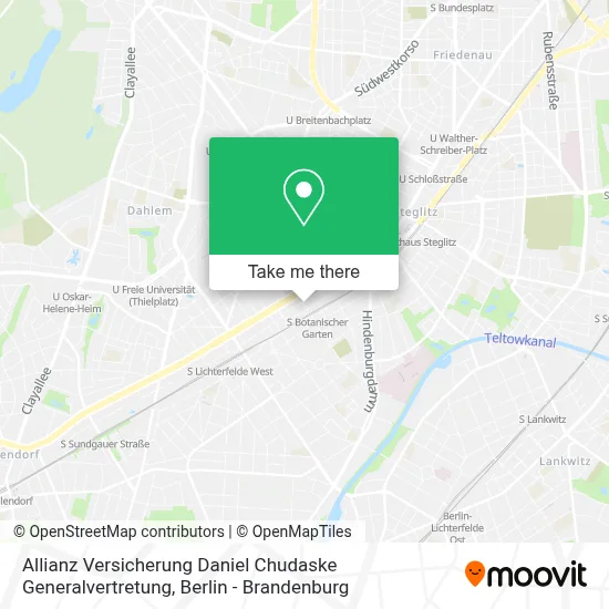 Allianz Versicherung Daniel Chudaske Generalvertretung map