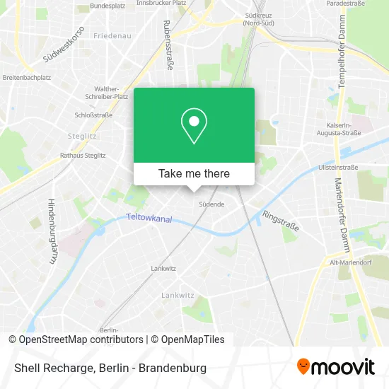 Shell Recharge map