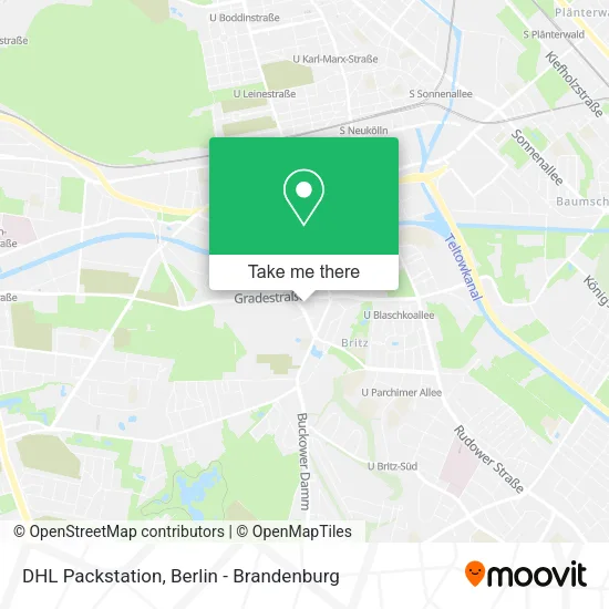Карта DHL Packstation