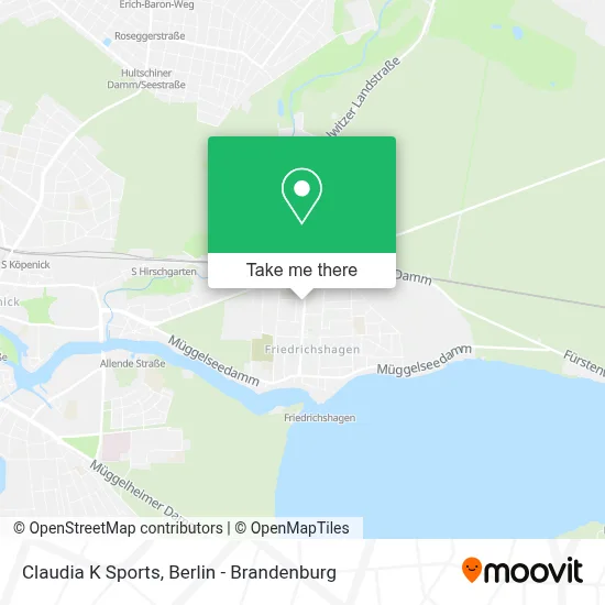 Claudia K Sports map