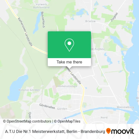 Карта A.T.U Die Nr.1 Meisterwerkstatt