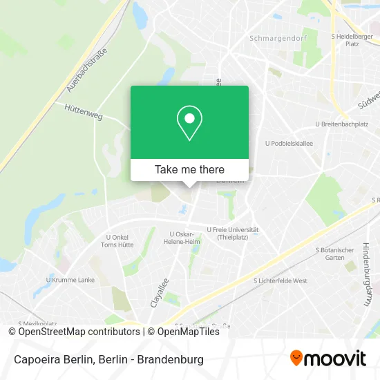 Карта Capoeira Berlin