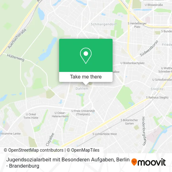 Jugendsozialarbeit mit Besonderen Aufgaben map