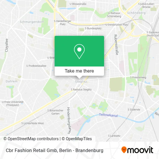 Cbr Fashion Retail Gmb map