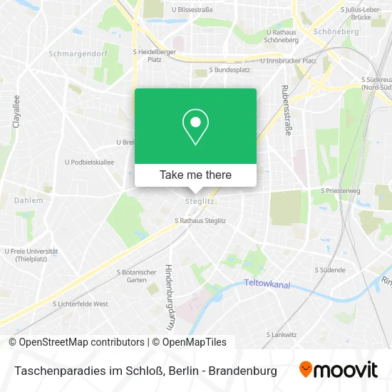 Карта Taschenparadies im Schloß