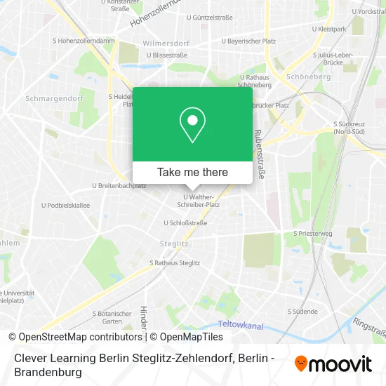 Карта Clever Learning Berlin Steglitz-Zehlendorf