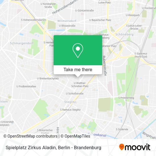 Карта Spielplatz Zirkus Aladin