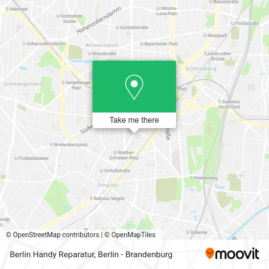 Карта Berlin Handy Reparatur