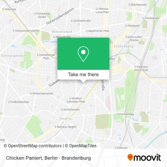 Карта Chicken Paniert