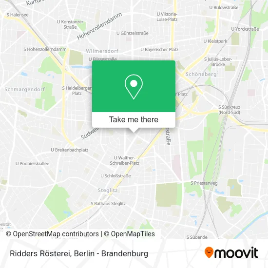 Карта Ridders Rösterei