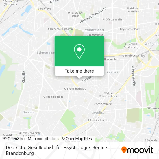 Карта Deutsche Gesellschaft für Psychologie