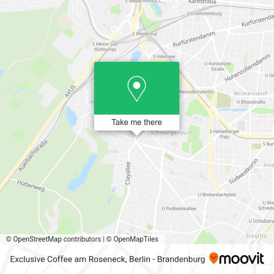 Карта Exclusive Coffee am Roseneck