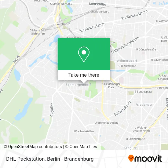DHL Packstation map