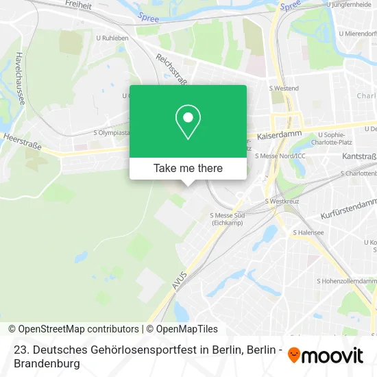 23. Deutsches Gehörlosensportfest in Berlin map
