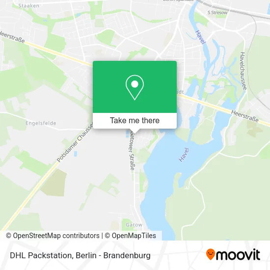 DHL Packstation map