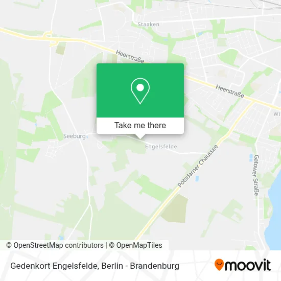 Gedenkort Engelsfelde map